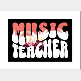 Groovy Music Teacher Posters and Art